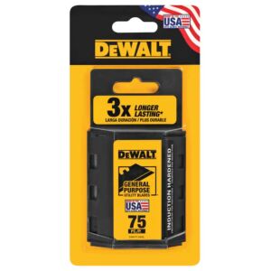 Dewalt DWHT11004L Heavy Duty Utility Blades - 75 Pack