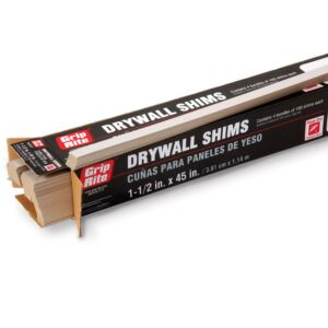 Grip-Rite Drywall Shims 1-1/2" x 45" (100-Bundle)