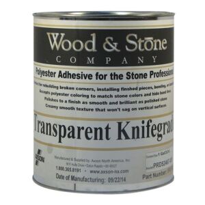 Axson Wood & Stone Polyester Transparent Knife Grade Adhesive - Gallon