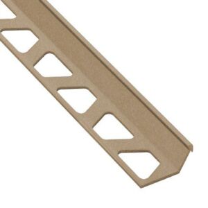Schluter FINEC Finishing and Edge Protection Profile - 3/16" Textured Beige (TSB)