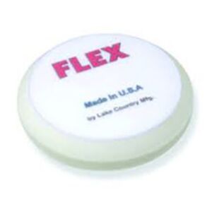 Flex 6.5" x 1.25" White Medium Sponge Pad - 651.150