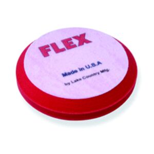Flex 6.5" x 1.25" Red Fine Sponge Pad - 651.250