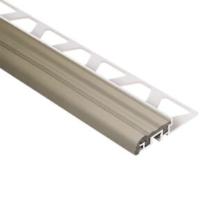Schluter TREP-S Aluminum 1-1/32" Stair Nose Tile Edging Trim