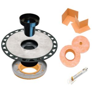 Schluter KERDI-DRAIN-A Adaptor Flange Kit ABS