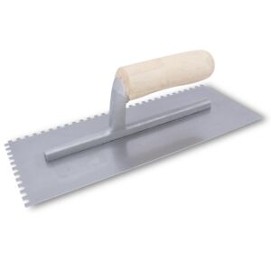 Marshalltown 11" x 4-1/2" QLT Wood Handle Notch Trowels