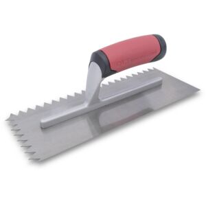 Marshalltown 11" x 4-1/2" Economy Soft Grip Notched Trowels