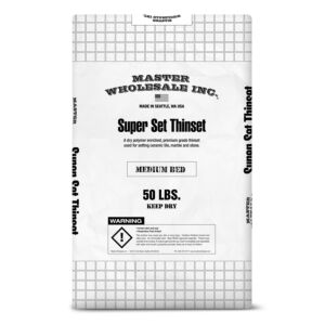 MWI ''Super Set'' Medium Bed Modified Thin-set Mortar 50# Bag