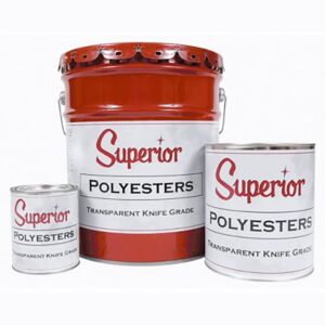 Superior Adhesives Transparent Knife-Grade Polyester Adhesive