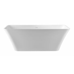 Pulse ShowerSpa Freestanding Rectangular Tub with Pop-up Drain