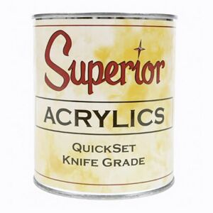 Superior Adhesives QuickSet Knife-Grade Adhesive - Quart