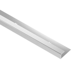 Schluter VINPRO-S Tile Edging Trim - 1/2" Brushed Chrome Anodized (ACGB)