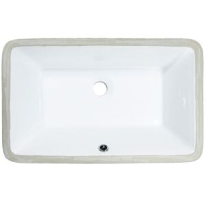 MasterSink P202A Undermount White Porcelain Sink 21" x 13.25" x 6.5"