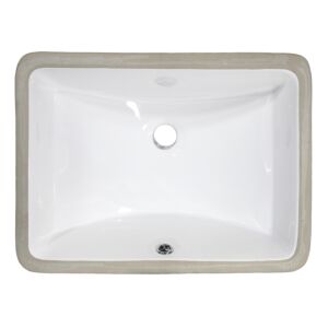 MasterSink Undermount Porcelain Sink P202H - White or Bone 18" x 13.75" x 9.5"