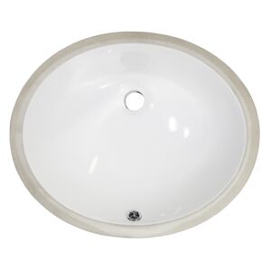 MasterSink P205 Undermount White Porcelain Sink 18.25" x 15" x 9.25"