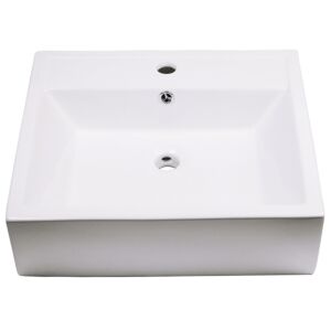 MasterSink P241 Vessel White Porcelain Sink 21" x 18" x 5.75"