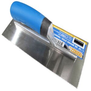 Troxell Stainless Steel Trowel Square Notch 1/16" x 1/16"