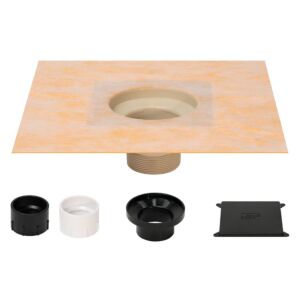 Schluter KERDI-DRAIN-F Floor Drain Flange 2" ABS & PVC Kit