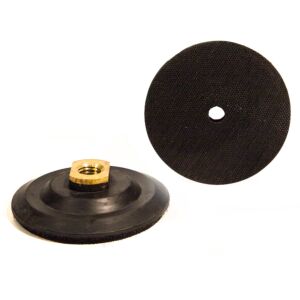 RockMaster 4" Medium Firm Rubber Velcro Wet Pad Holder