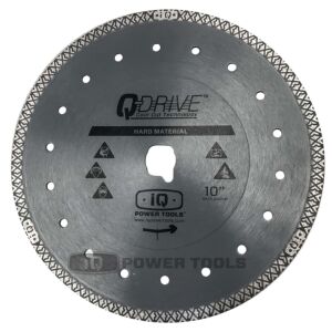 IQ Power Tools Q-Drive Hard Material Diamond Blade - 10"