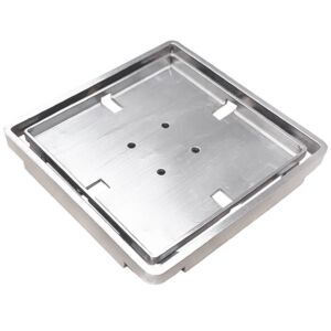 Wedi Fundo Tileable Drain Cover Plate Stainless Steel 1/4" - US1000060