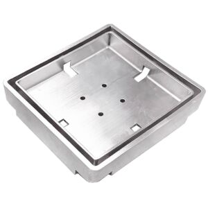 Wedi Fundo Tileable Drain Cover Plate Stainless Steel 3/8" - US1000047