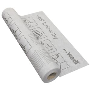 Wedi Subliner Dry Tileable Waterproofing Sheet Membrane - Sold By Linear Foot