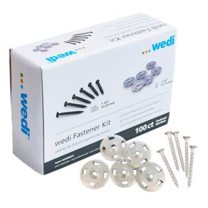 Wedi Fastener Kit - 1-5/8" Non-Rust Screws and 1-1/4" Tabbed Washers 