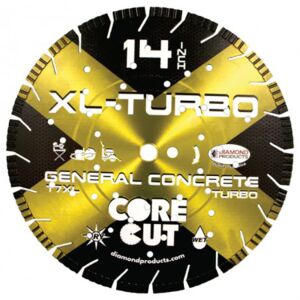 Diamond Products XL-Turbo Specialty Concrete Diamond Blade - 14"