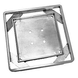 Wedi Fundo Drain Cover Set Stainless Steel US1000057