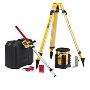 Stabila LAR 350 Dual Slope Interior/Exterior Fully Self-Leveling Rotary Laser Kit