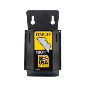 Stanley 11-921K Heavy-Duty Utility Blades w/ Dispenser - 100 Pack