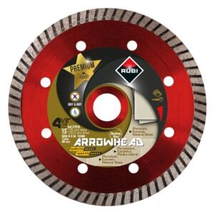 Rubi Tools 31916 Arrowhead Dry Premium Diamond Blade - 4 1/2