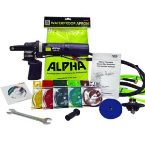 Alpha Tile Bullnose Kit w/ VSP-320 Variable Speed Grinder