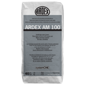 Ardex AM 100 Pre-Tile Ramping and Smoothing Mortar