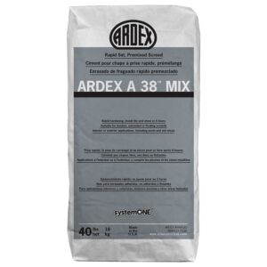 Ardex A 38 MIX Rapid Set Premixed Screed - 40 lb bag