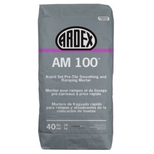 Ardex AM 100 Pre-Tile Ramping and Smoothing Mortar - 40 lb bag