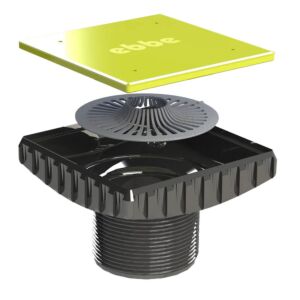 Ebbe E4400 Square Riser - Drain and Plug