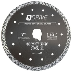 IQ Power Tools Q-Drive Hard Material Diamond Blade - 7