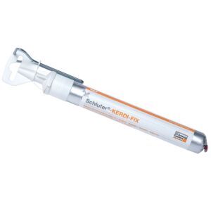 Tubo Schluter KERDI-FIX 3.38 OZ – Compuesto Unión Sellado – Gris – Impermeabilización Para Baldosa