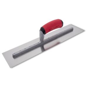 Marshalltown QLT Finishing Trowels w/ Red Soft Grip Handle - 16