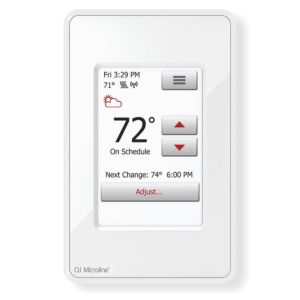 OJ Microline UWG4-4999 Wi-Fi Floor Heating Touchscreen Thermostat
