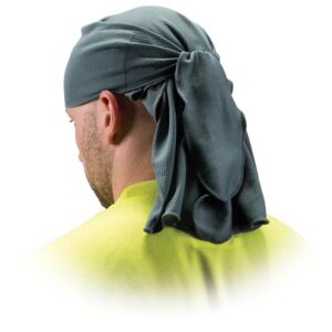Pyramex CSKT212 Head Towel With Ties - Gray