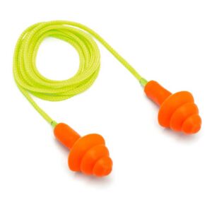 Pyramex RP3001 Orange Corded Reusable Earplug - 50 Pair/Box