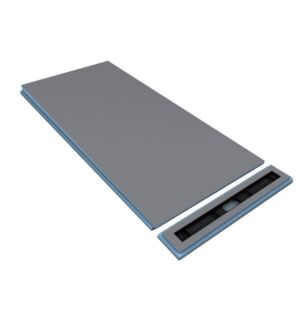 Wedi Fundo Riolito Neo Modular Curbed Shower System - Base/Linear Drain
