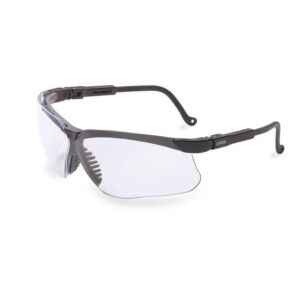 Honeywell Uvex Genesis Black Clear Lens Premium Safety Glasses