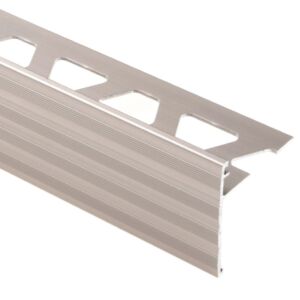 Schluter SCHIENE-STEP Aluminum Stair Nose Tile Edging Trim