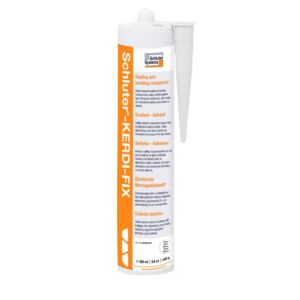 Schluter KERDI-FIX Sealant & Bonding Compound - White - Caulk Tube