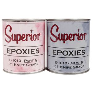 Superior Adhesives Translucent/Colorless Epoxies E-1010 - 2-Quart Unit
