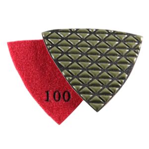 RockMaster Triangular Diamond Polishing Pads