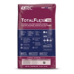 Tec TotalFlex 110 Universal Polymer-Modified Mortar - Gray